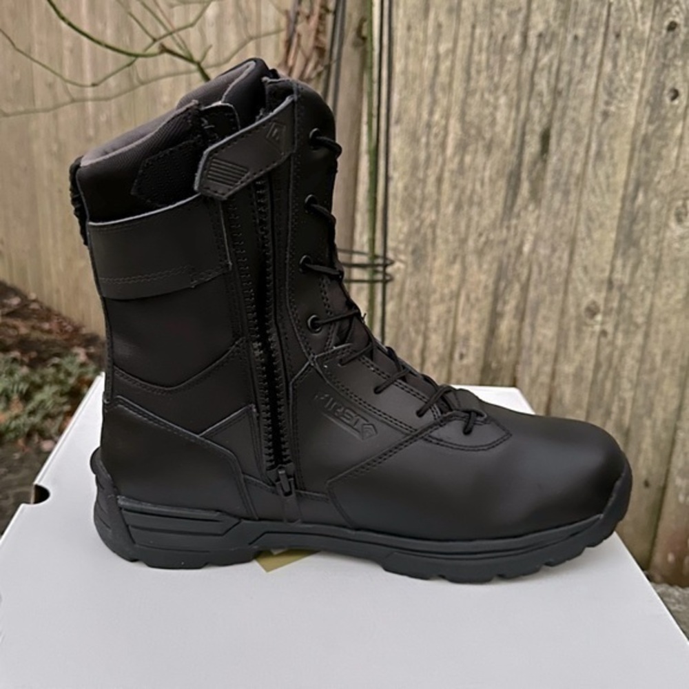 First Tactical Men’s 8” Waterproof Side Zip Duty Boots - Size 11 (NWT) - Picture 5 of 15